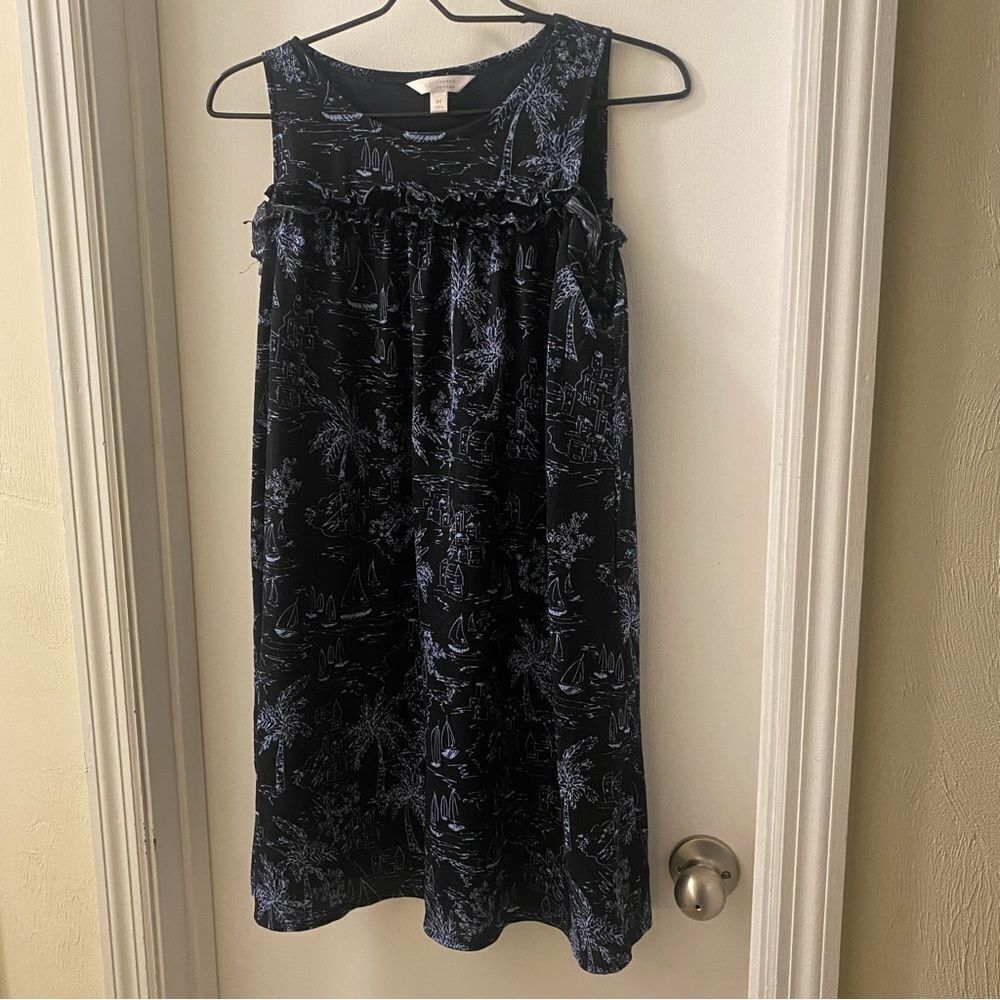 Blue sleeveless swing dress from Lauren Conrad size medium